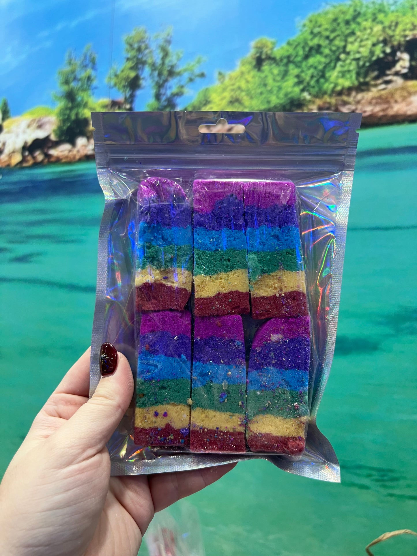 Rainbow Rocks Bath Bombs